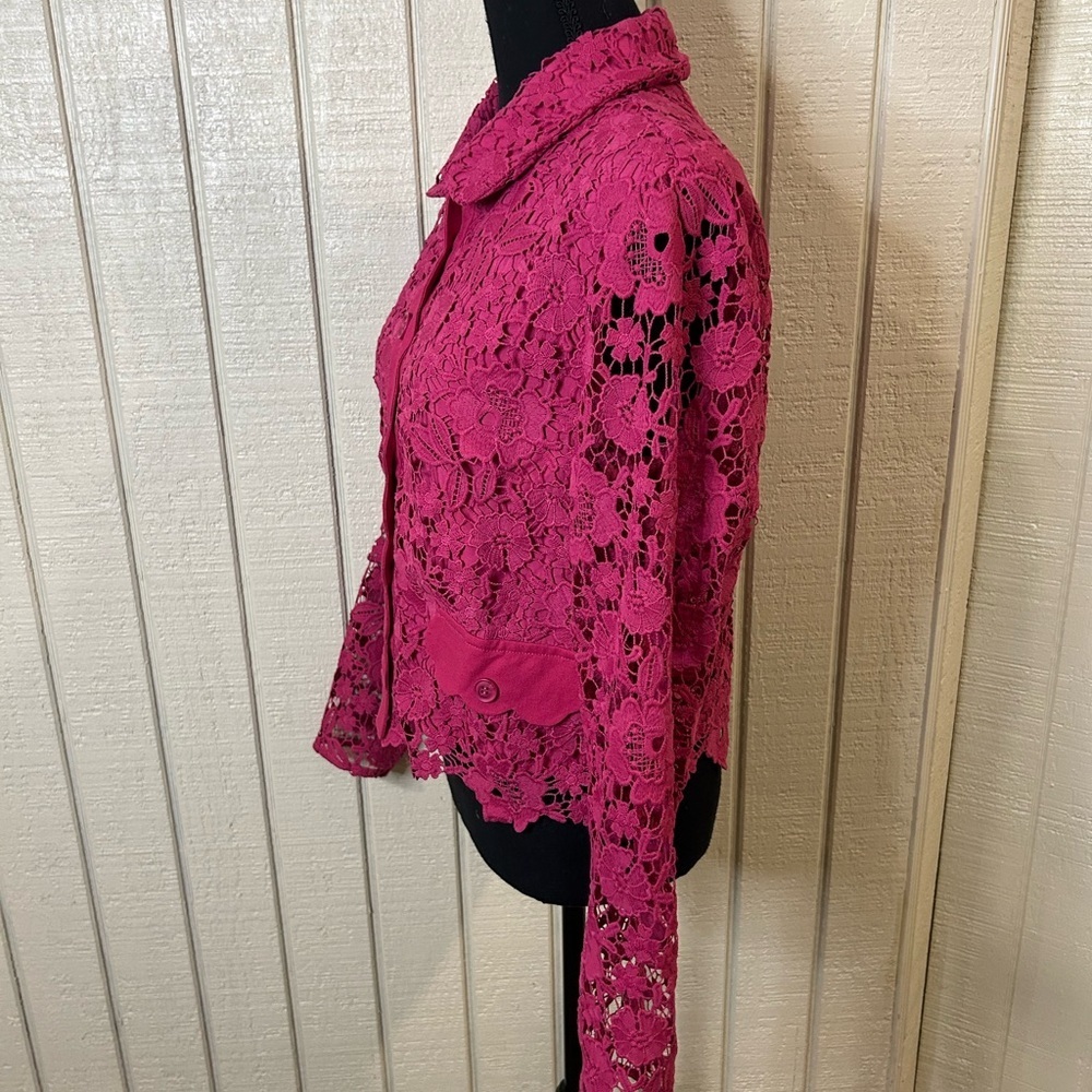Anthropologie Dolan Lady Lace Blazer, size medium. - Picture 7 of 11